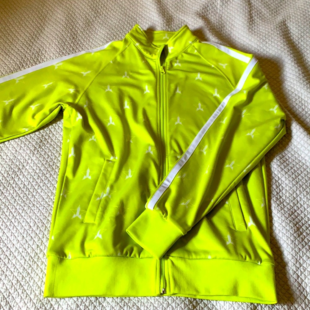 Jeffree Star | Chartreuse track sweater